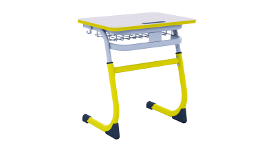 Парта SMARTY одноместная регулируемая по высоте (антивандальная) 5-7